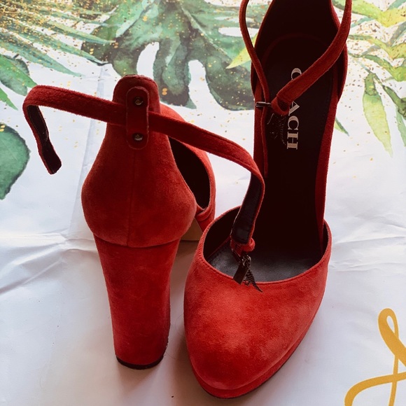 COACH CHRYSTIE ANKLE STRAP PUMP' - Picture 3 of 7